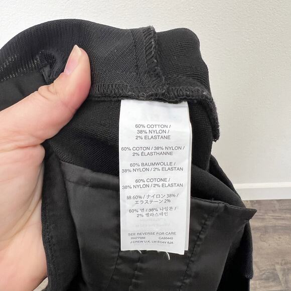 [J. Crew] Ryder Black Maternity Side Panel Slim Ankle Trouser Pants Sz 10T Tall - Picture 10 of 11